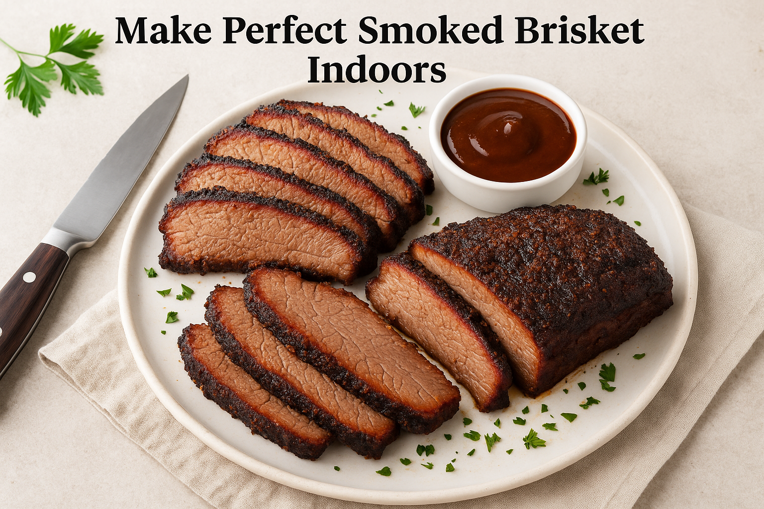 Make Perfect Smoked Brisket Indoors
