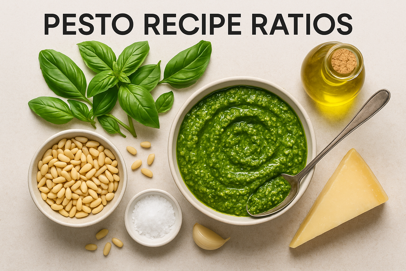 Pesto Recipe Ratios