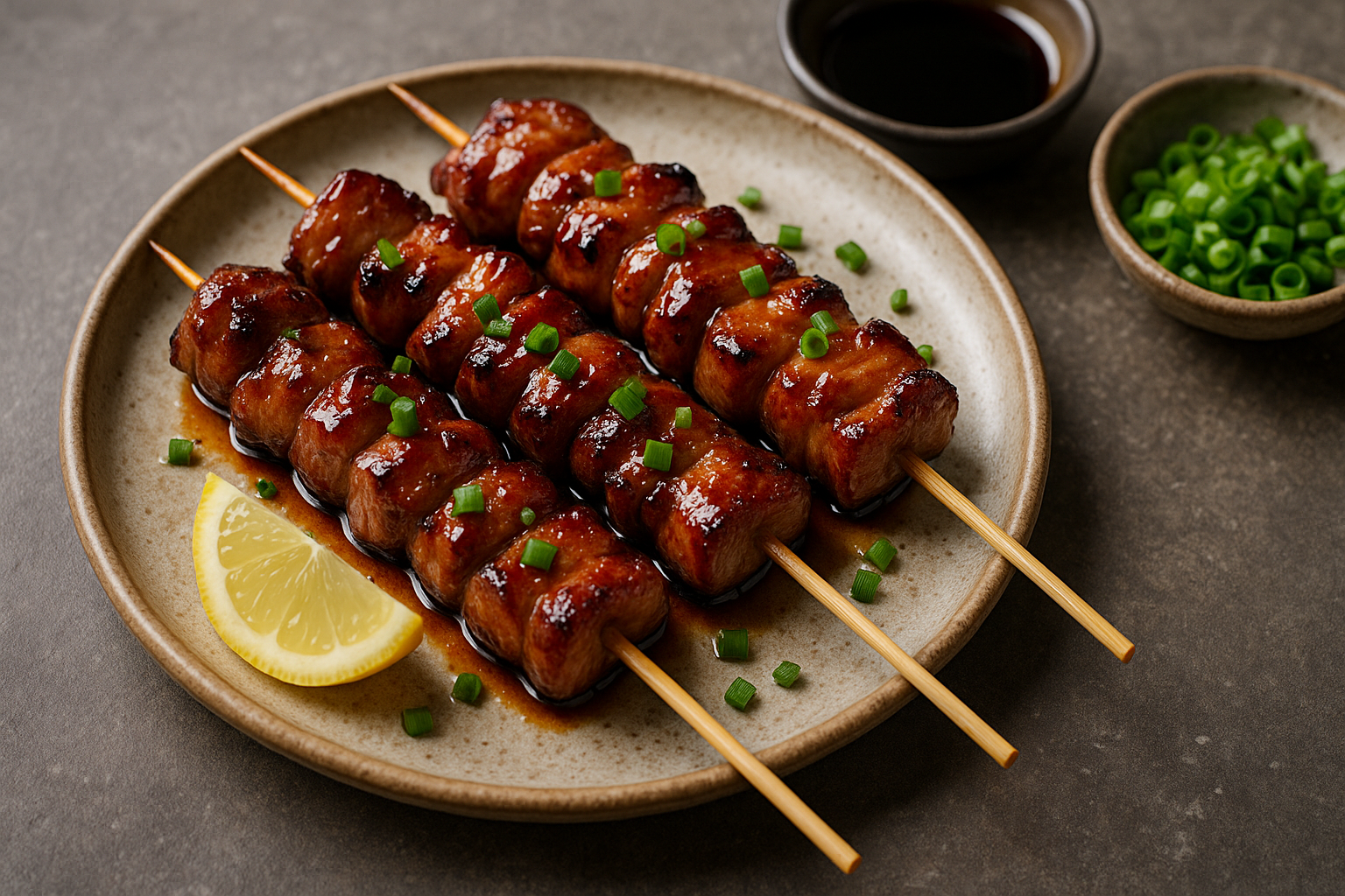 Yakiton - Glazed Pork Skewers